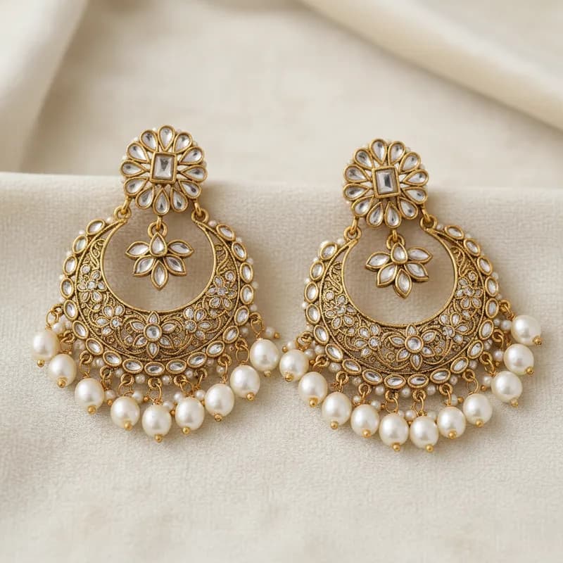 Traditional Chandbali Earrings