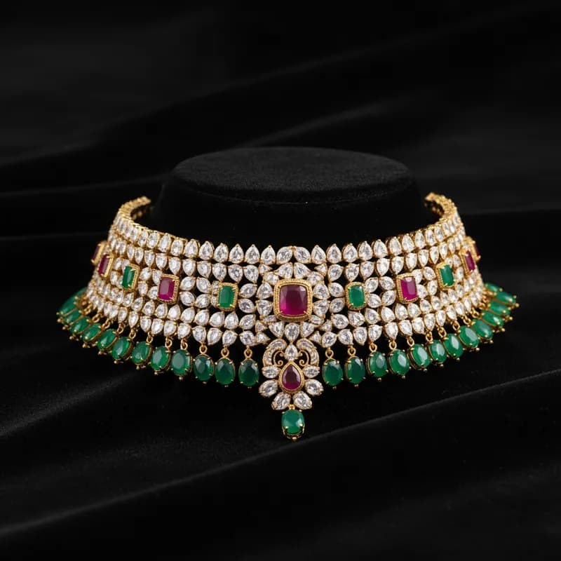 Polki Diamond Bridal Choker