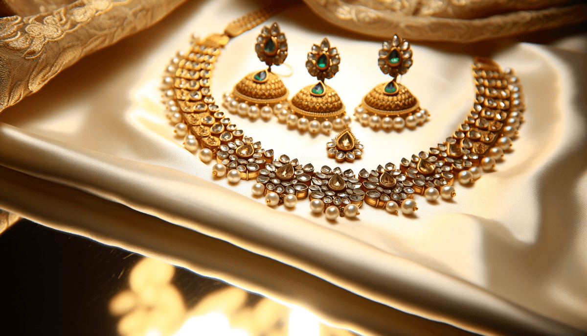 Traditional Gold Necklace Set