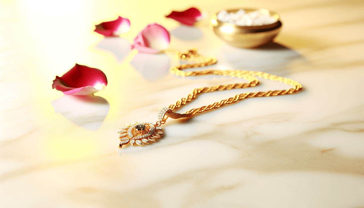 Gold Chain with Pendant