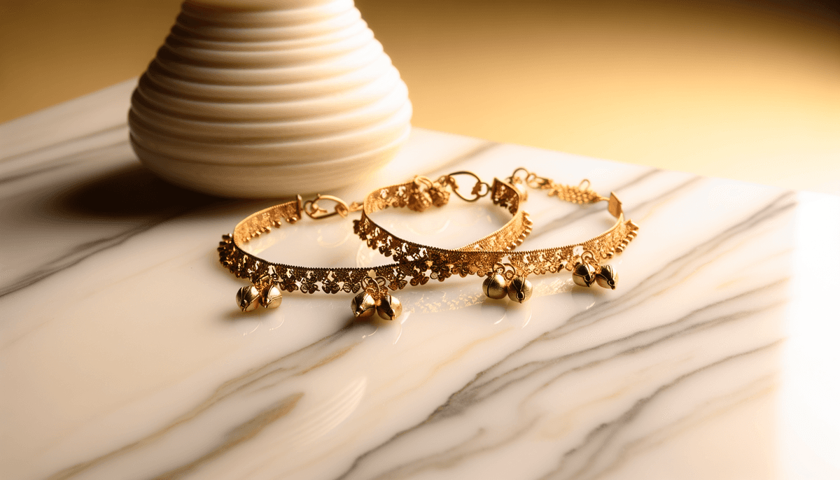 Gold Bangles Set