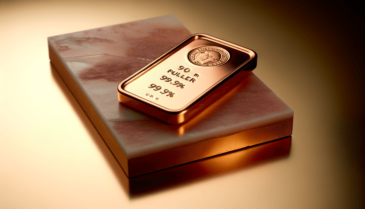 100g Pure Copper Bar