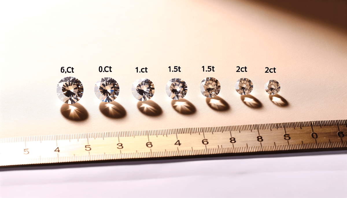 Diamond size comparison