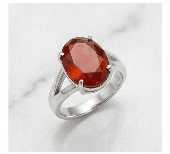 Italian Red Coral Ring