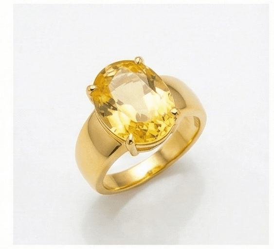 Ceylon Yellow Sapphire Ring