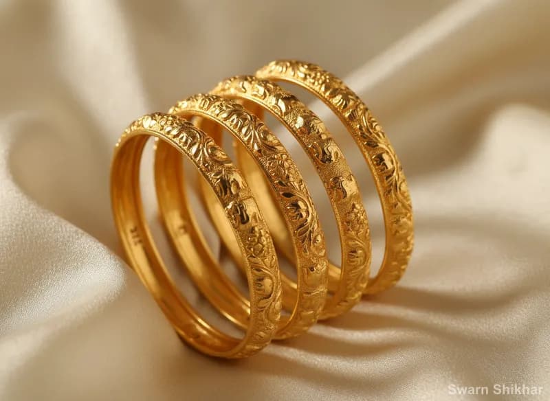 Gold Bangle Set