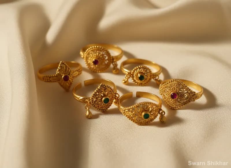 Gold Toe Rings
