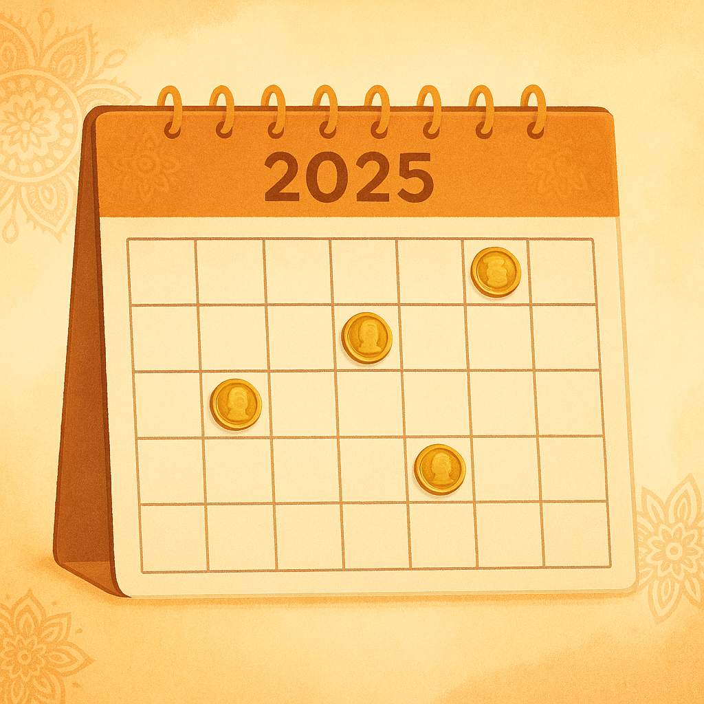 Indian Festival Calendar 2026-27 - Gold Buying Muhurat