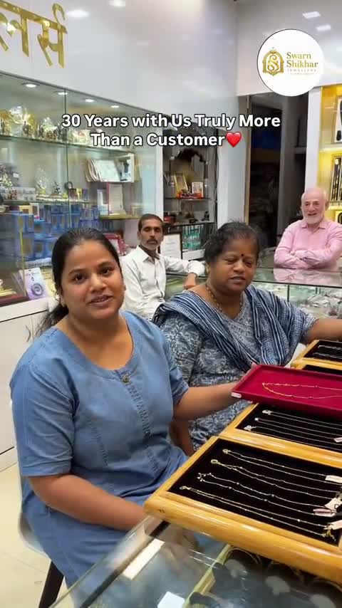 “Highly recommend, must visit”, and the mangalsutra and earrings came from the same counter