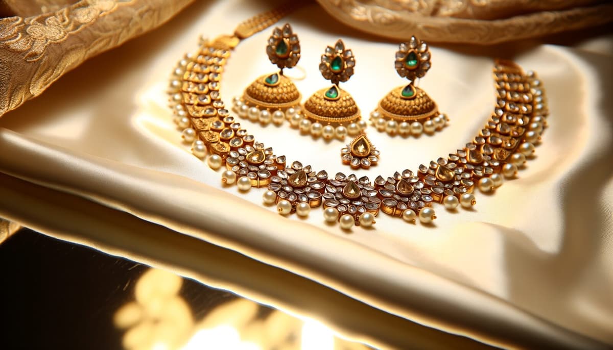 Traditional Gold Necklace Set