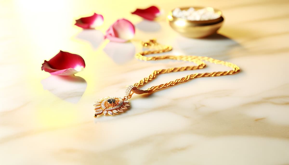 Gold Chain with Pendant