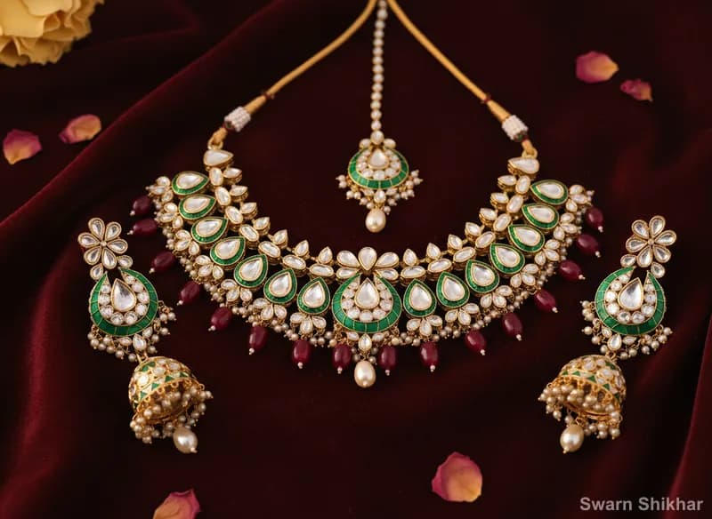 Traditional Kundan Necklace Set