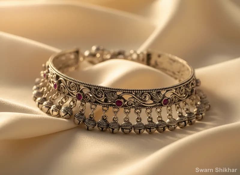 Traditional Silver Payal