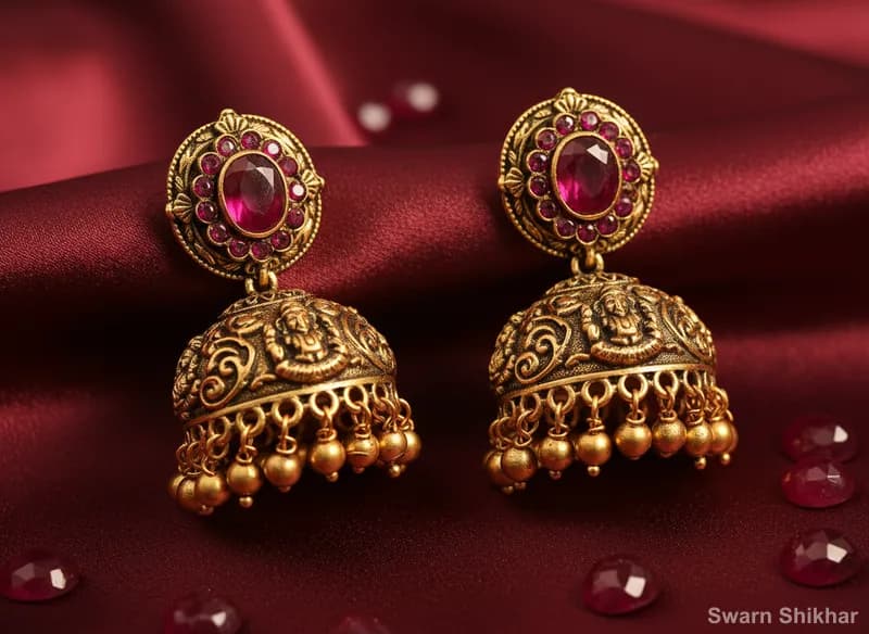 Temple Jhumkas