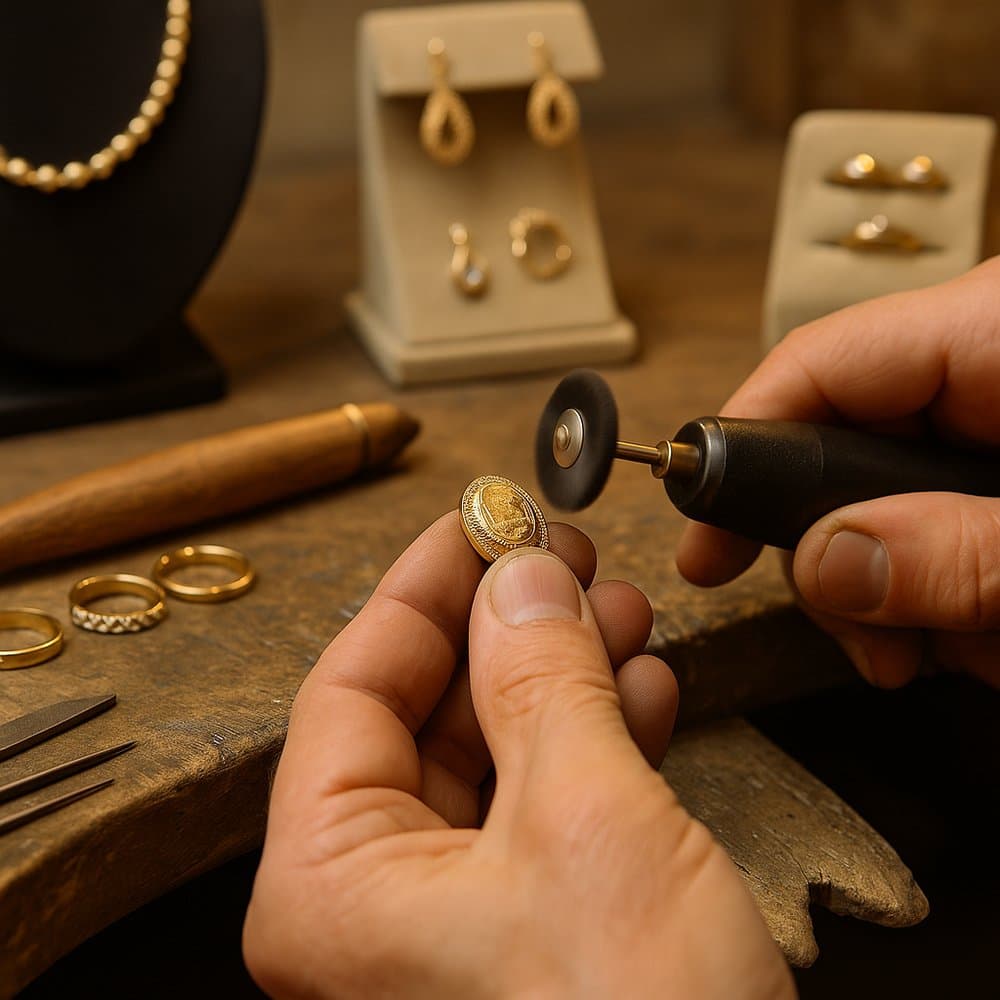 Gold jewellery display at Swarn Shikhar Jewellers, Chembur Mumbai